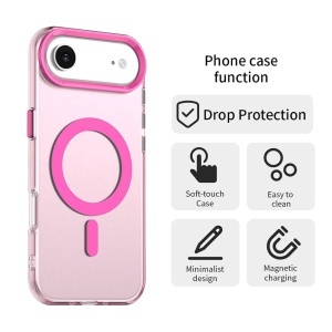 Husa pentru iPhone 17 Air - Techsuit CandyCase MagSafe - Pink - Img 4