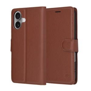 Husa pentru iPhone 17 - Techsuit Leather Folio - Brown
