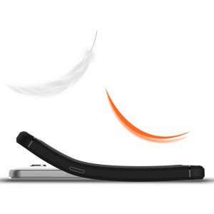 Husa pentru iPhone 6 Plus / iPhone 6s Plus - Techsuit Carbon Silicone - Black - Img 2