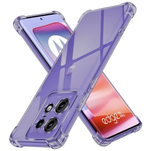 Husa pentru Motorola Edge 50 Pro - Techsuit Shockproof Clear Silicone - Smoke Black