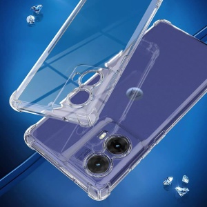 Husa pentru Motorola Moto G85 - Techsuit Shockproof Clear Silicone - Clear - Img 5