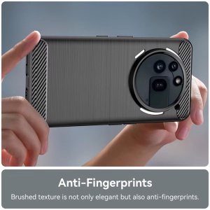 Husa pentru Nothing Phone (3a) Pro - Techsuit Carbon Silicone - Black - Img 6
