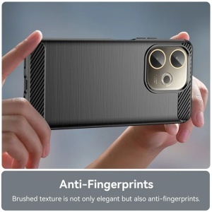 Husa pentru Oppo A5 Pro 4G / A5 Pro 5G - Techsuit Carbon Silicone - Black - Img 5