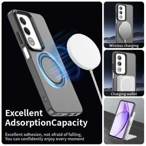 Husa pentru Oppo A80 5G - Techsuit CandyCase MagSafe - Black - Img 2