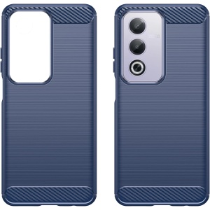 Husa pentru Oppo A80 5G - Techsuit Carbon Silicone - Blue - Img 4