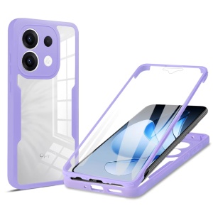 Husa pentru Oppo Reno13 + Folie - Techsuit ColorVerse 360 Series - Purple - Img 1