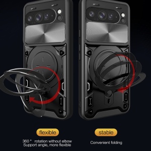 Husa pentru Realme GT 7 Pro - Techsuit CamShield Series - Black - Img 3