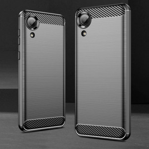 Husa pentru Samsung Galaxy A03 Core - Techsuit Carbon Silicone - Black - Img 7