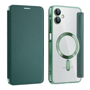 Husa pentru Samsung Galaxy A06 - Techsuit SmartMag Book Case - Green - Img 2