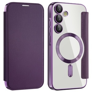 Husa pentru Samsung Galaxy A35 5G - Techsuit SmartMag Book Case - Purple - Img 2