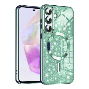 Husa pentru Samsung Galaxy A36 5G - Techsuit Luxury Glitter MagSafe - Light Green