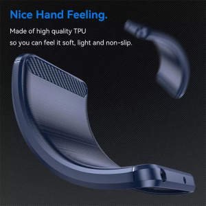 Husa pentru Samsung Galaxy A55 5G - Techsuit Carbon Silicone - Blue - Img 7