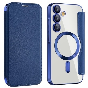 Husa pentru Samsung Galaxy A55 5G - Techsuit SmartMag Book Case - Blue - Img 2