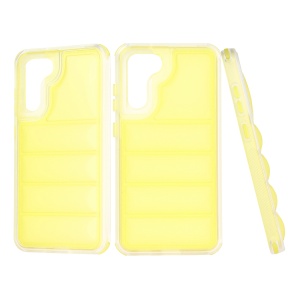 Husa pentru Samsung Galaxy S21 FE 5G - Techsuit Wave Shield - Yellow - Img 1