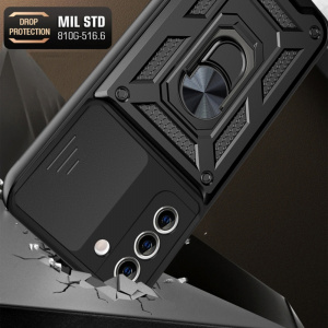Husa pentru Samsung Galaxy S21 Plus 5G - Techsuit CamShield Series - Black - Img 6
