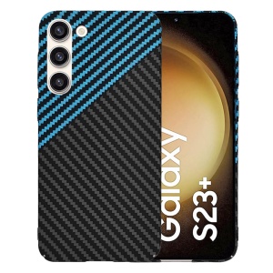 Husa pentru Samsung Galaxy S23 Plus - Techsuit Carbonite FiberShell - Blue Pulse - Img 1