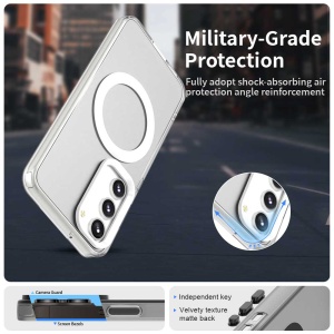 Husa pentru Samsung Galaxy S23 - Techsuit CandyCase MagSafe - White - Img 2