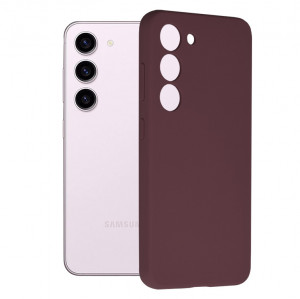 Husa pentru Samsung Galaxy S23 - Techsuit Soft Edge Silicone - Plum Violet