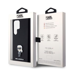 Husa pentru Samsung Galaxy S23 Ultra (KLHCS23LSMHKNPK) - Karl Lagerfeld Silicone - Ikonik Metal Pin - Img 7