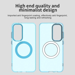 Husa pentru Samsung Galaxy S24 FE - Techsuit CandyCase MagSafe - Blue - Img 4