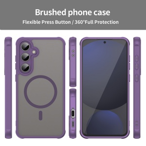 Husa pentru Samsung Galaxy S24 FE - Techsuit HaloFrost II MagSafe - Purple - Img 3