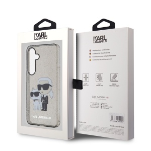 Husa pentru Samsung Galaxy S24 - Karl Lagerfeld Hardcase Glitter (KLHCS24SHNKCTGK) - Karl&Choupette - Img 7