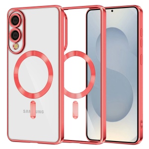 Husa pentru Samsung Galaxy S25 Edge - Techsuit Luxury Crystal MagSafe - Red - Img 10