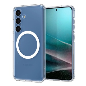 Husa pentru Samsung Galaxy S25 Plus - Spigen Ultra Hybrid MagSafe - Clear / White - Img 2