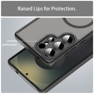 Husa pentru Samsung Galaxy S25 Ultra - Techsuit HaloFrost II MagSafe - Black - Img 5