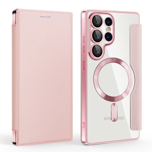 Husa pentru Samsung Galaxy S25 Ultra - Techsuit SmartMag Book Case - Pink - Img 2