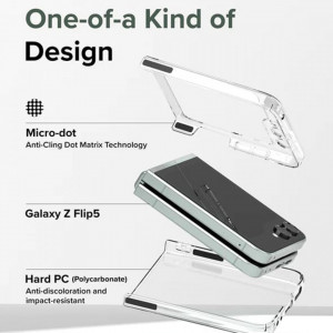 Husa pentru Samsung Galaxy Z Flip5 - Ringke Slim - Matte Clear - Img 6