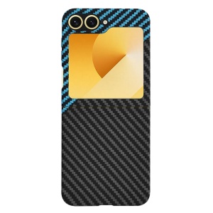 Husa pentru Samsung Galaxy Z Flip6 - Techsuit Carbonite FiberShell - Blue Pulse - Img 3