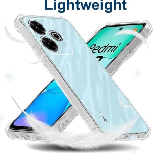 Husa pentru Xiaomi Redmi 13 / Poco M6 4G - Techsuit Shockproof Clear Silicone - Clear - Img 4