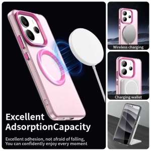Husa pentru Xiaomi Redmi Note 14 5G - Techsuit CandyCase MagSafe - Pink - Img 6