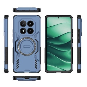 Husa pentru Xiaomi Redmi Note 14 Pro 5G / Poco X7 - Techsuit ArmorMag Case - Blue - Img 4