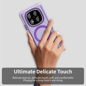 Husa pentru Xiaomi Redmi Note 14 Pro 5G / Poco X7 - Techsuit CandyCase MagSafe - Purple - Img 4