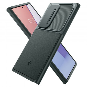 Husa Samsung Galaxy S24 Ultra - Spigen Optik Armor - Abyss Green - Img 4
