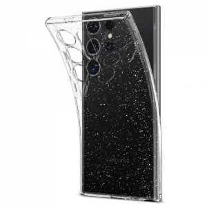 Huse pentru Samsung Galaxy S24 Ultra - Spigen Liquid Crystal Glitter - Crystal Quartz - Img 6