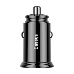 Incarcator auto Baseus Circular 30W 1xUSB 1xUSB-C 5A Negru - Img 8