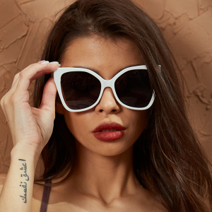 Ochelari de Soare pentru Femei - Techsuit (5335) - Pink / Champagne - Img 3