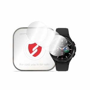 [Pachet 4x] Folie regenerabila premium Samsung Galaxy Watch4 Classic 46mm - Smart Protection Classic - Clear - Img 1