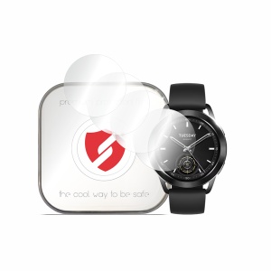 [Pachet 4x] Folie regenerabila premium Xiaomi Watch S3 - Smart Protection Classic - Clear - Img 1