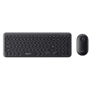 Set Tastatura si Mouse Fara Fir, 800/1200/1600 DPI - Havit (KB254GCM) - Black - Img 4