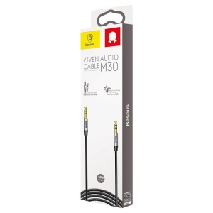 Cablu Audio Jack la Jack, 1.5m - Baseus (CAM30-CS1) - Black - Img 8