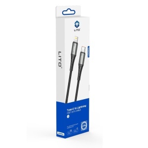 Cablu Type-C la Lightning, 27W, 2m - Lito (LD22CL) - Black - Img 7