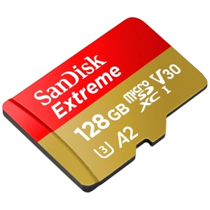 Card de Memorie, 128GB, MicroSDXC - SanDisk Extreme (SDSQXAA-128G-GN6AA) - Red - Img 4
