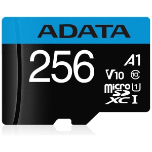 Card de Memorie MicroSDHXC 256GB - Adata (AUSDX256GUICL10A1-RA1) - Black - Img 2