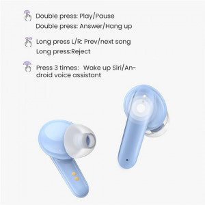 Casti Bluetooth True Wireless - Usams US-BE16 (BHUBE05) - Green - Img 4