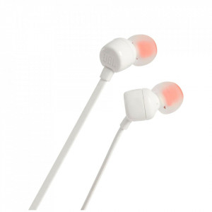 Casti cu Fir, Mufa Jack - JBL T110 (JBLT110WHT) - White - Img 5