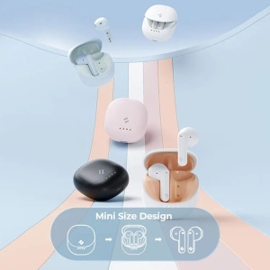 Casti fara Fir Bluetooth 5.4, TWS, ENC, Type-C, 300mAh - Havit (TW931) - White - Img 6